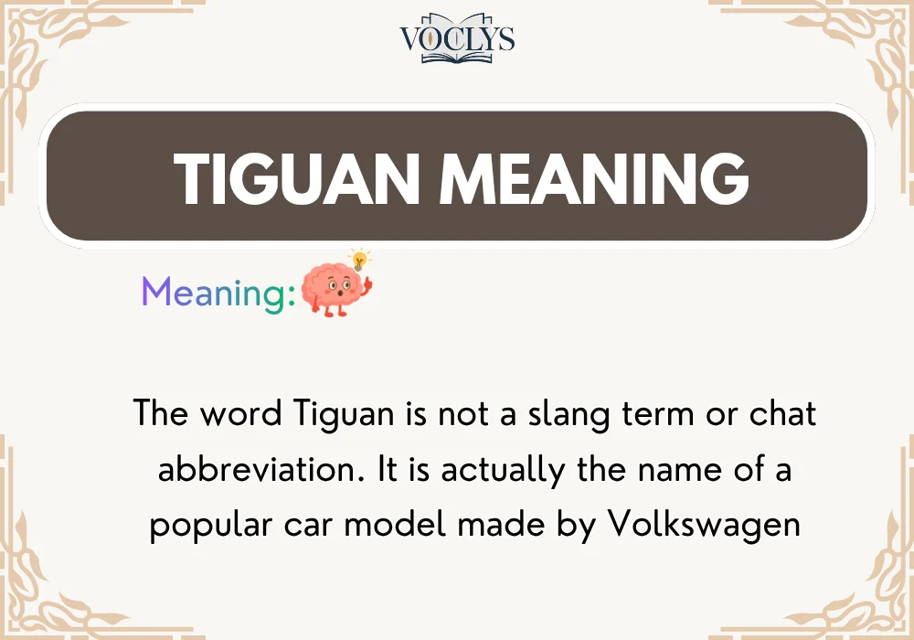 Tiguan Meaning
