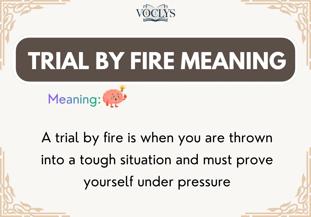Trial By Fire Meaning