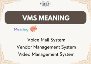 Vms Meaning