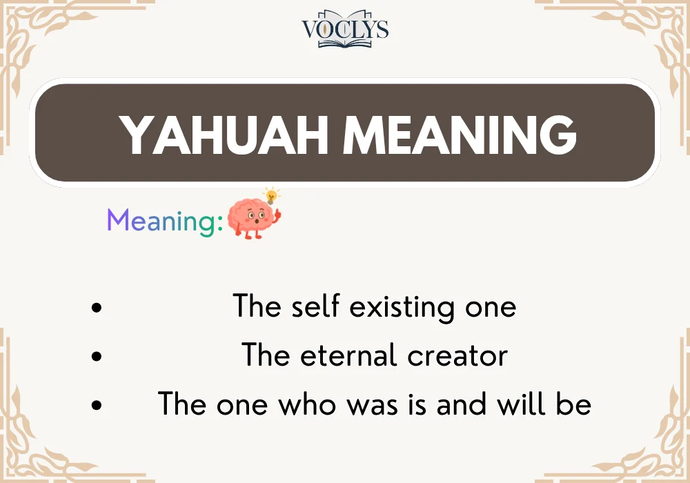 Yahuah Meaning