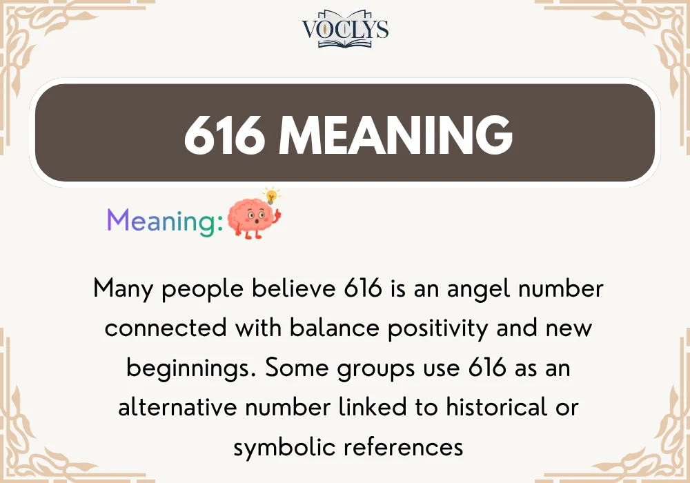 616 Meaning