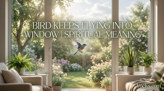 Bird Keeps Flying Into Window Spiritual Meaning