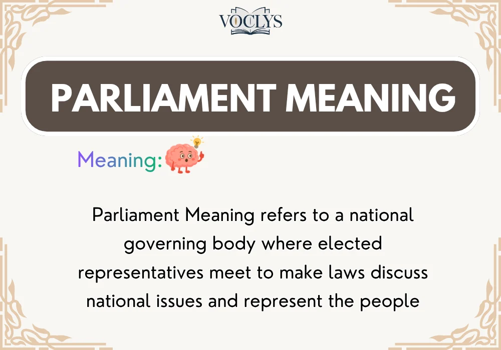 Parliament Meaning