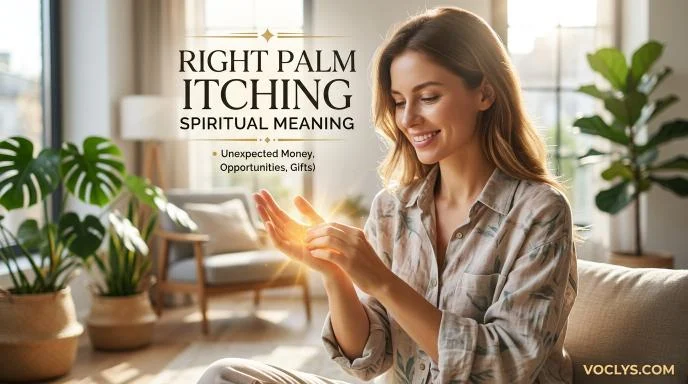 Right Palm Itching Spiritual Meaning
