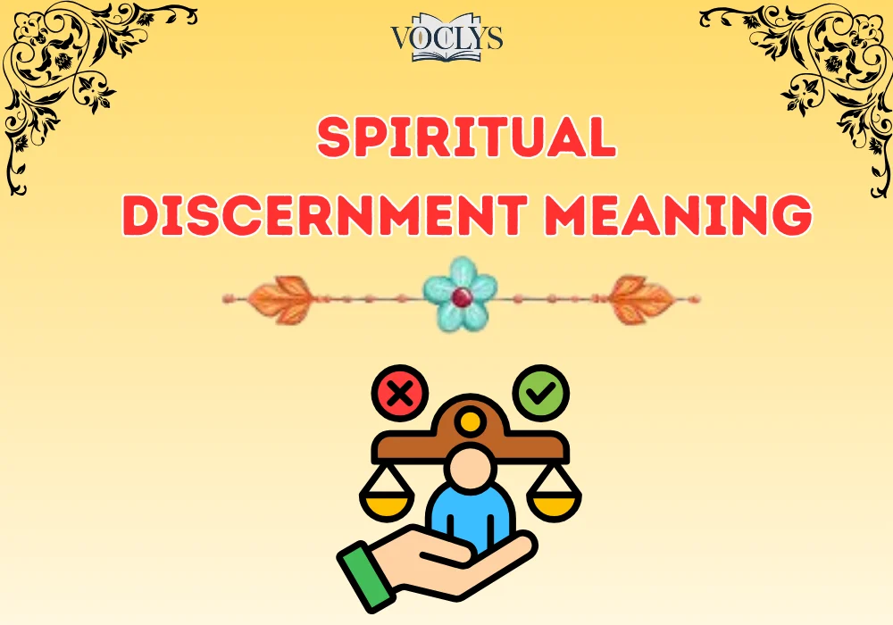 Spiritual Discernment Meaning