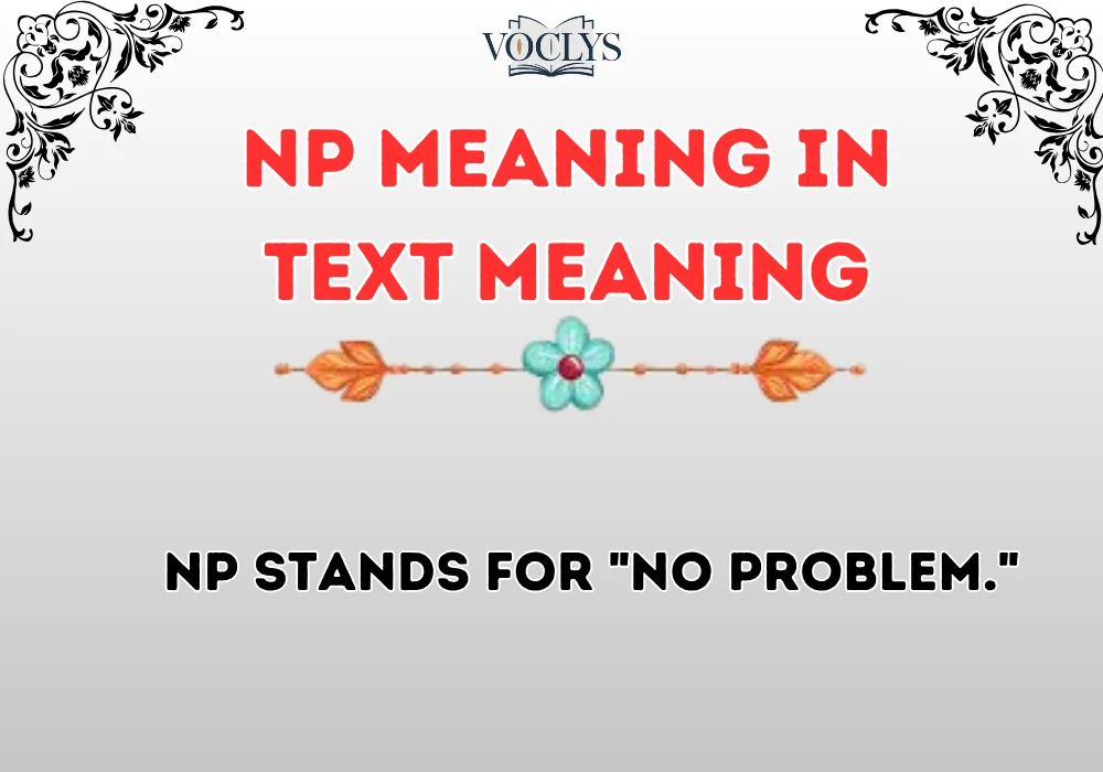 Np Meaning In Text Meaning