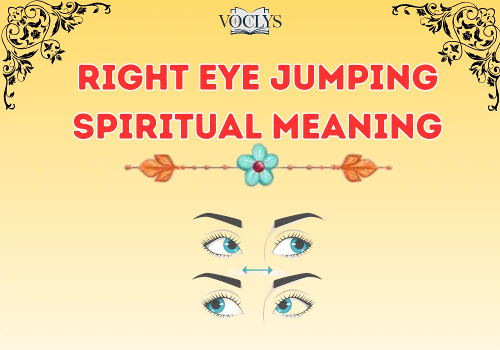 Right Eye Jumping Spiritual Meaning