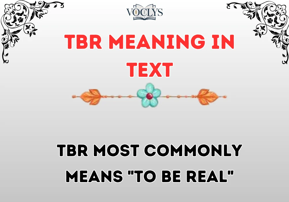 Tbr Meaning In Text