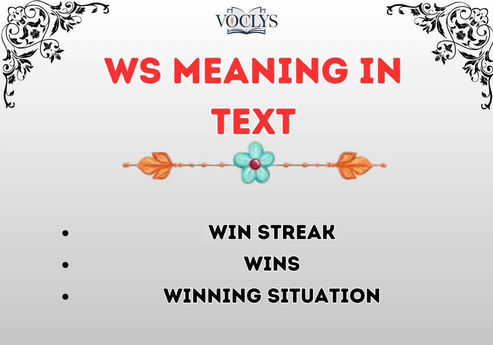 Ws Meaning In Text